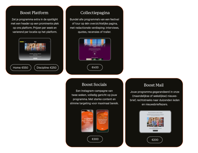 Website Partners Mogelijkheden